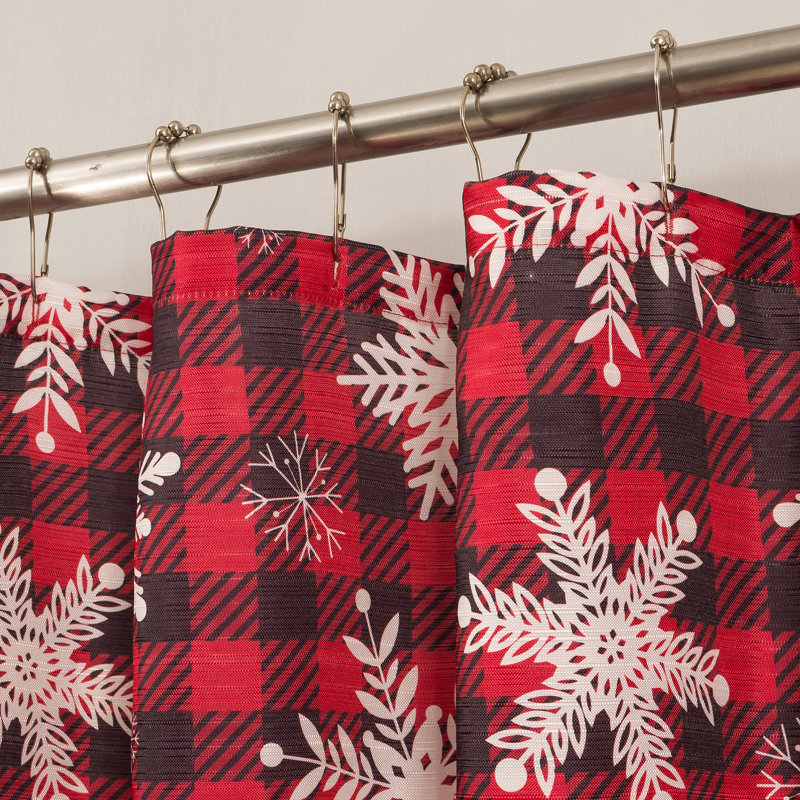 The Holiday Aisle® Harrisen Plaid Shower Curtain Wayfair